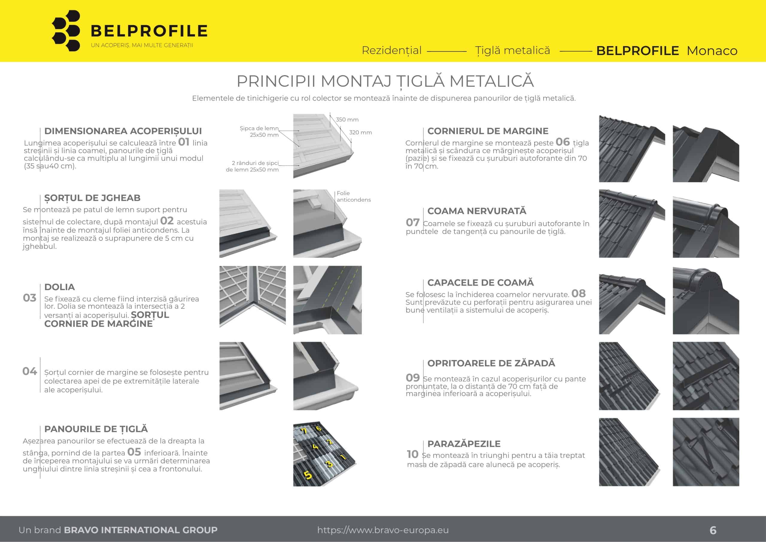 Casă cu acoperiș complet Bellprofile Monaco