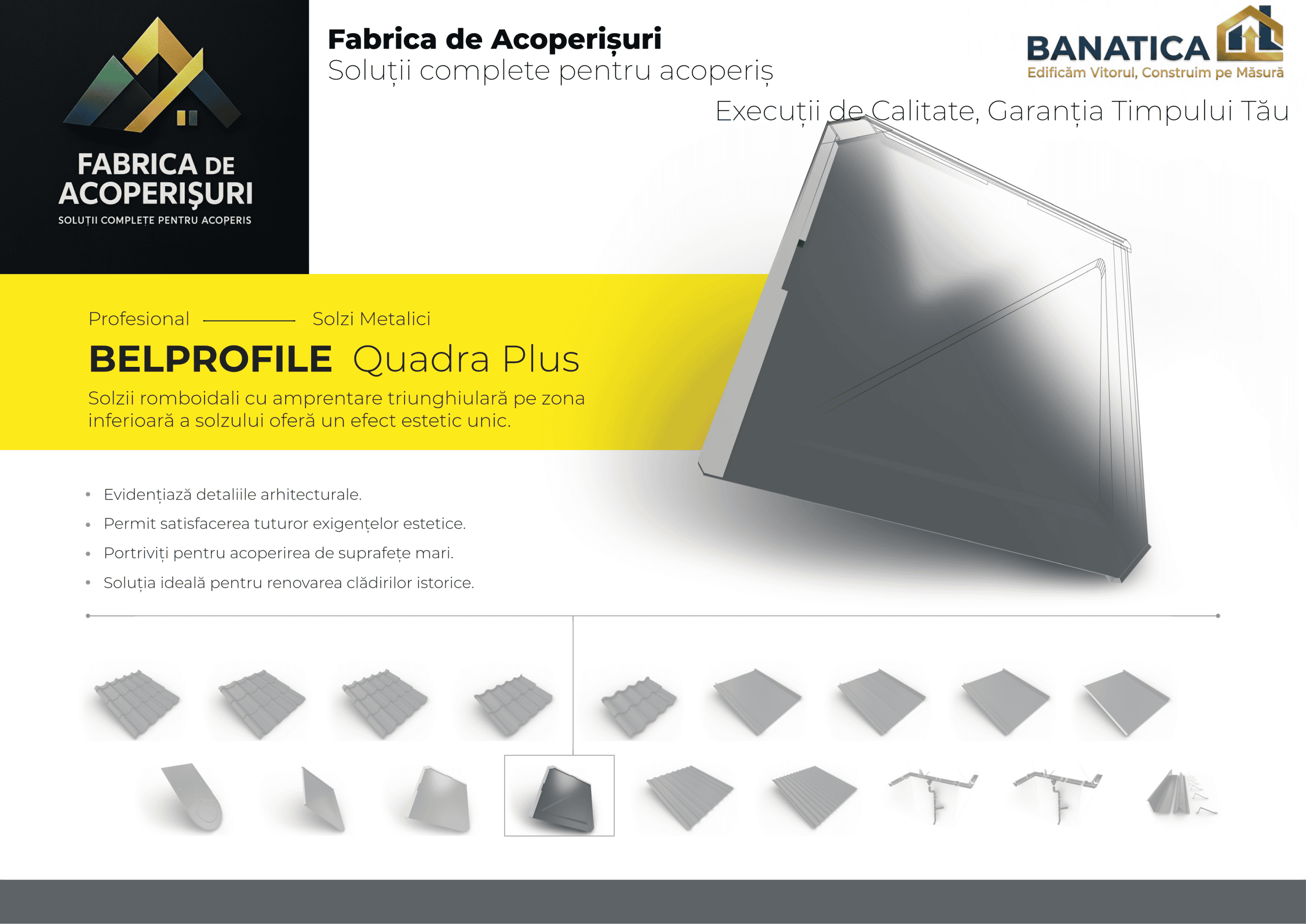 Solzi metalici Bellprofile Quadra Plus