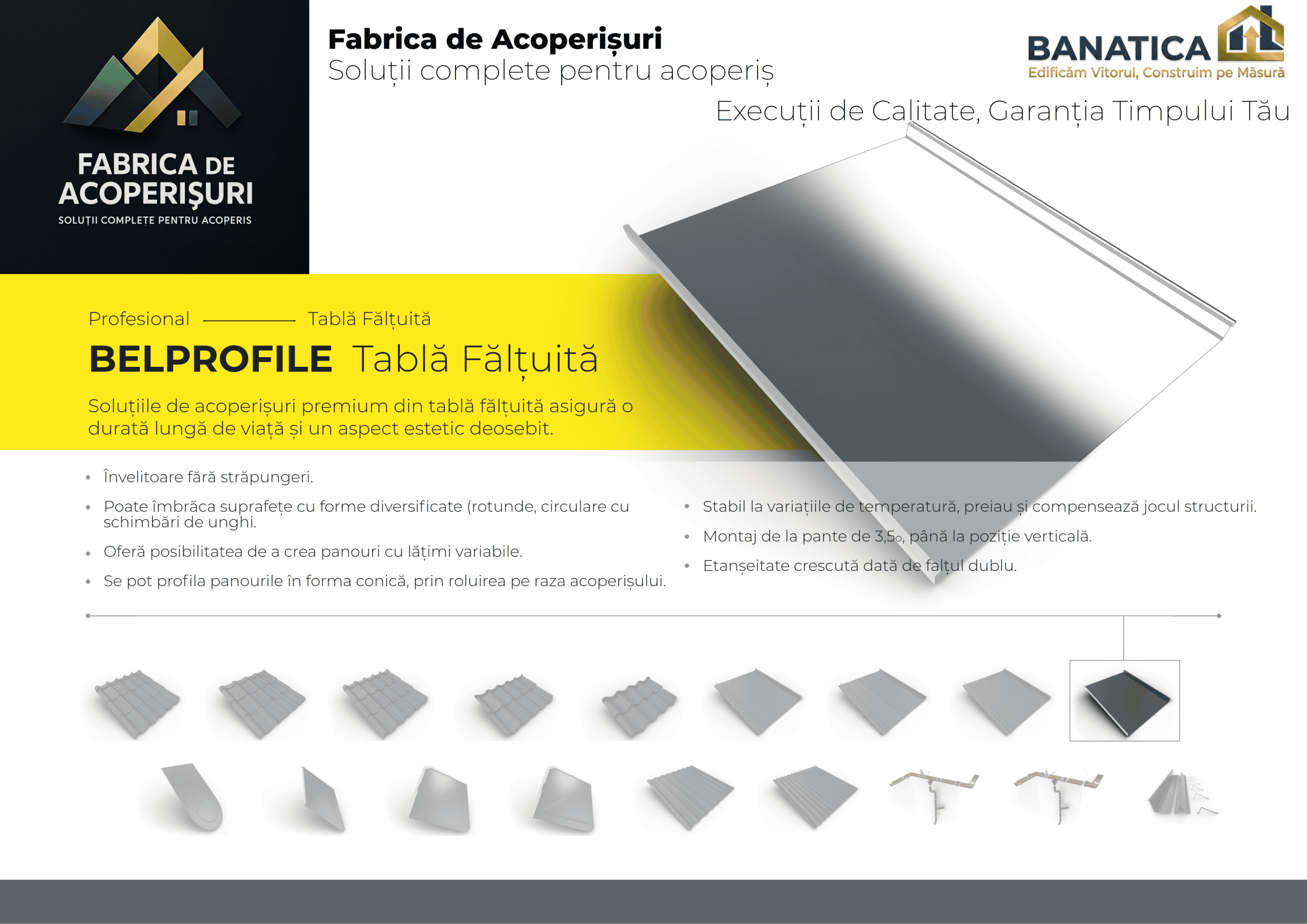 Tabla fălțuită Bellprofile