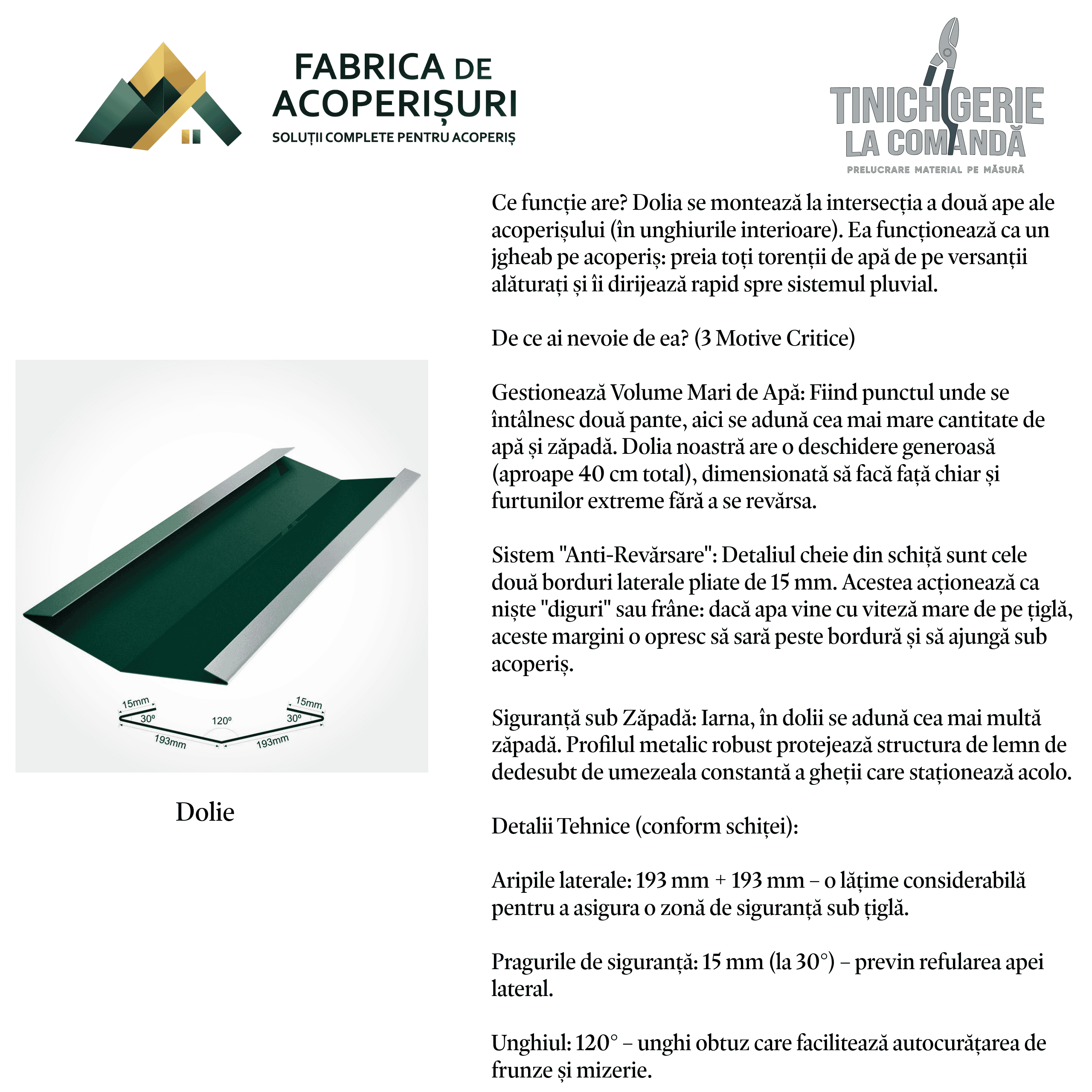 Detaliu tinichigerie civilă 1