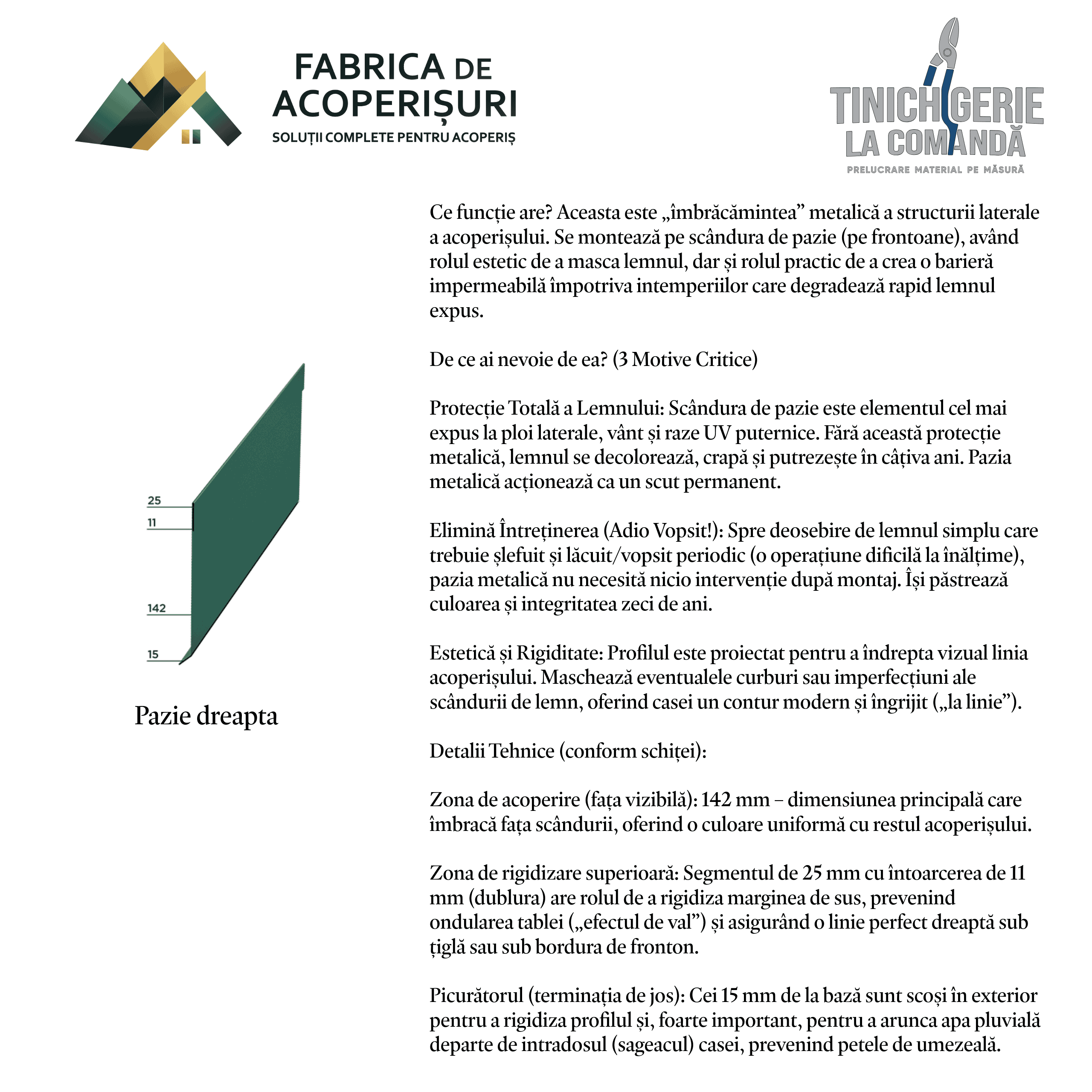 Detaliu tinichigerie civilă 11