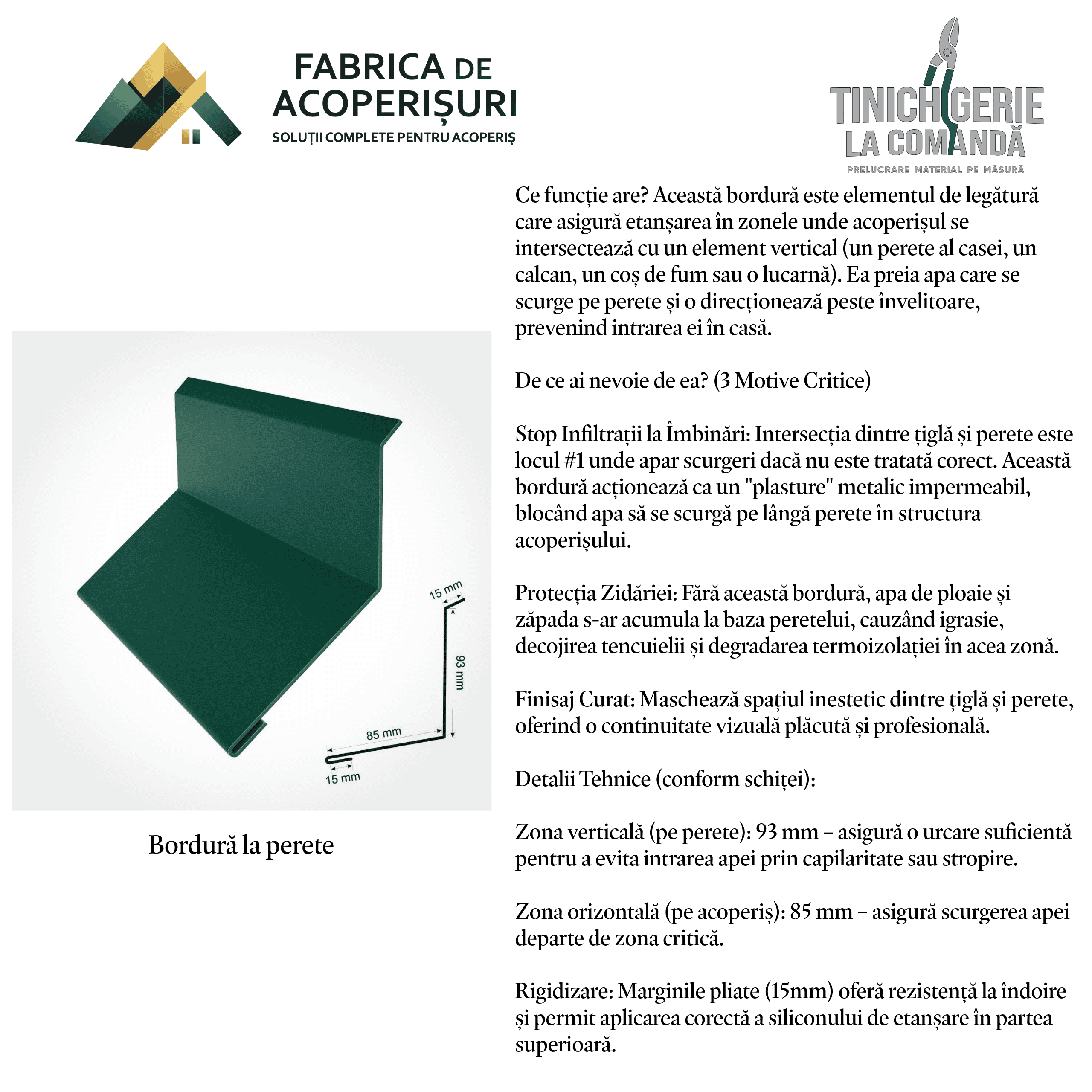 Detaliu tinichigerie civilă 3