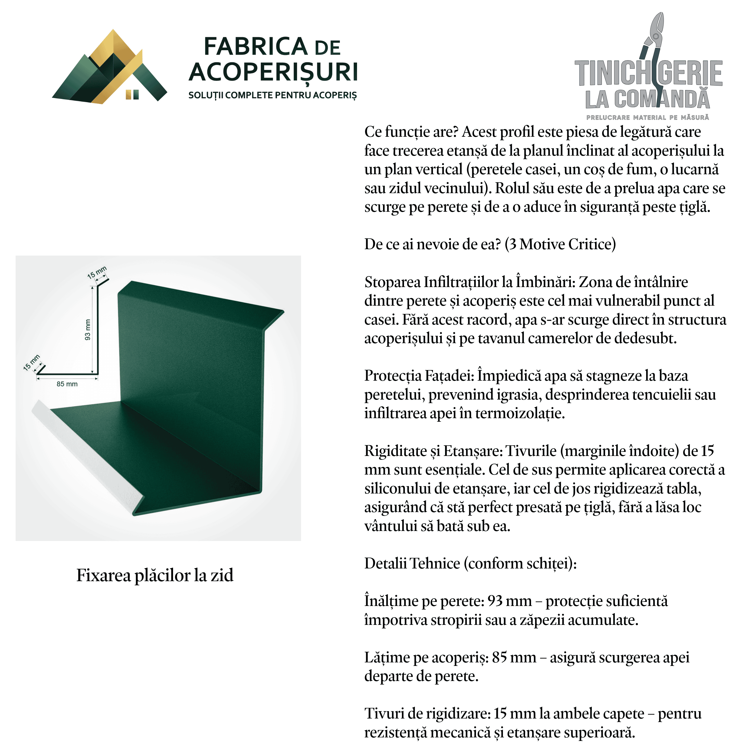 Detaliu tinichigerie civilă 6