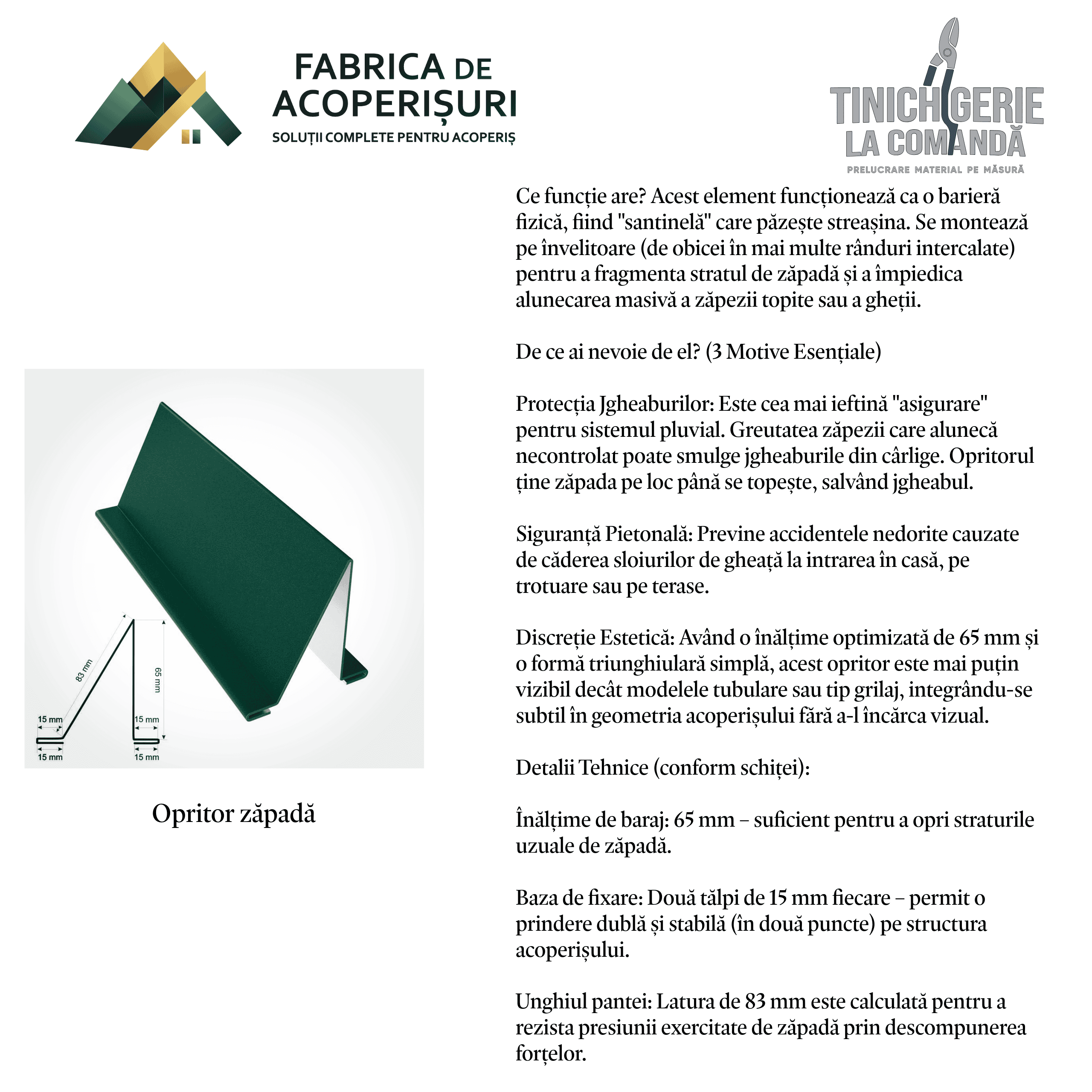 Detaliu tinichigerie civilă 8